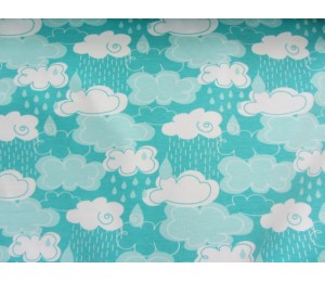 Jersey Clouds türkis mint - Petra Laitner